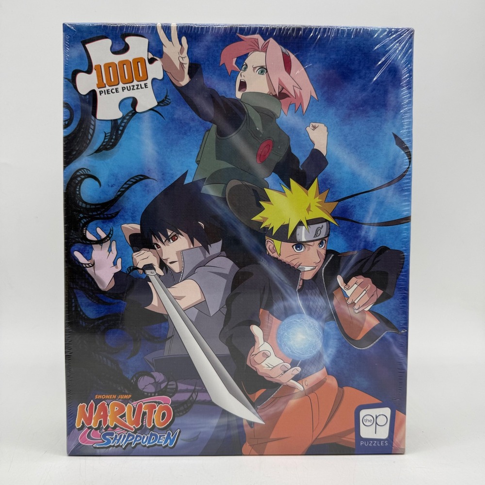 USAopoly Naruto Shippuden Team 7 1000 Piece Puzzle Shonen Jump New Sealed